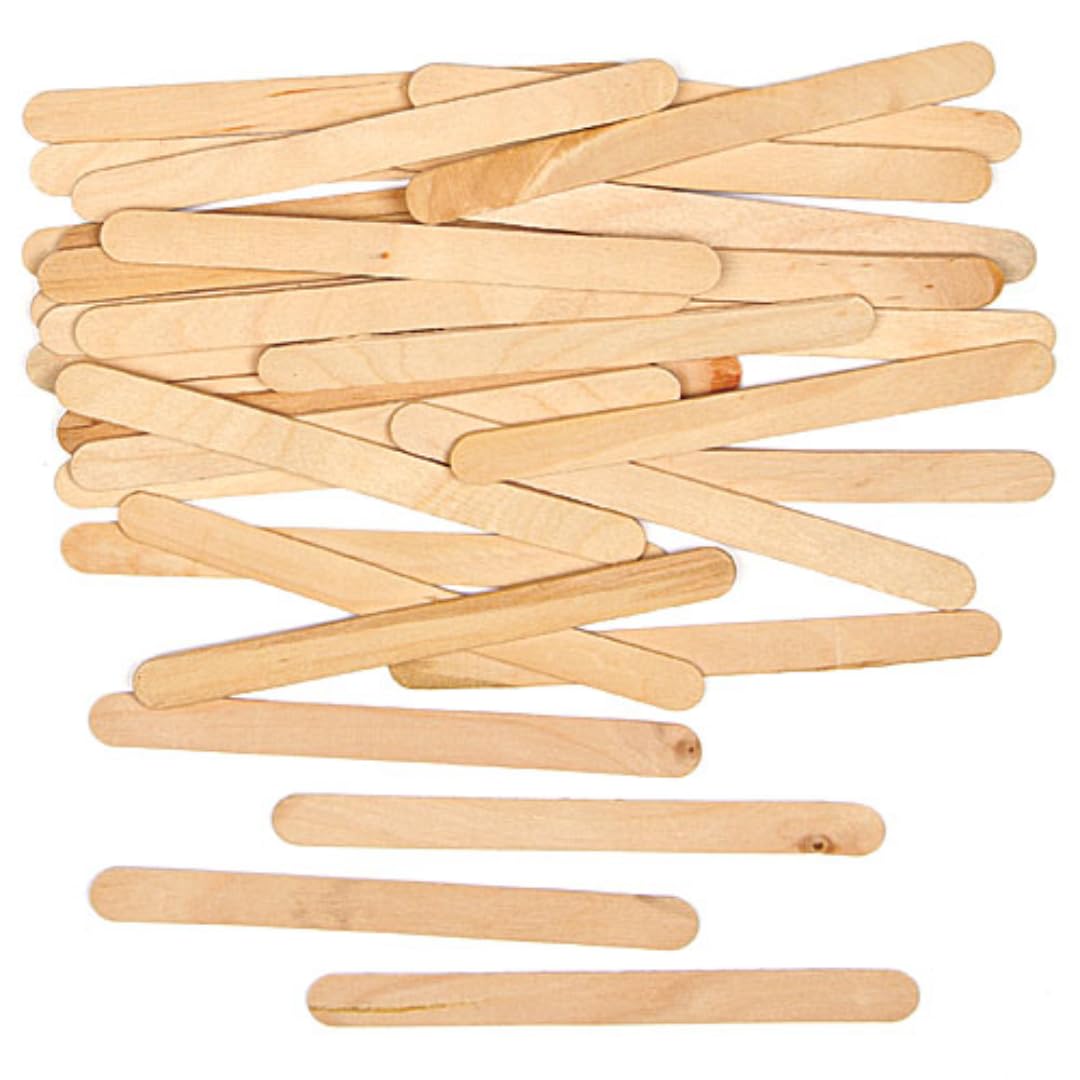 Baker Ross Wooden Craft Sticks