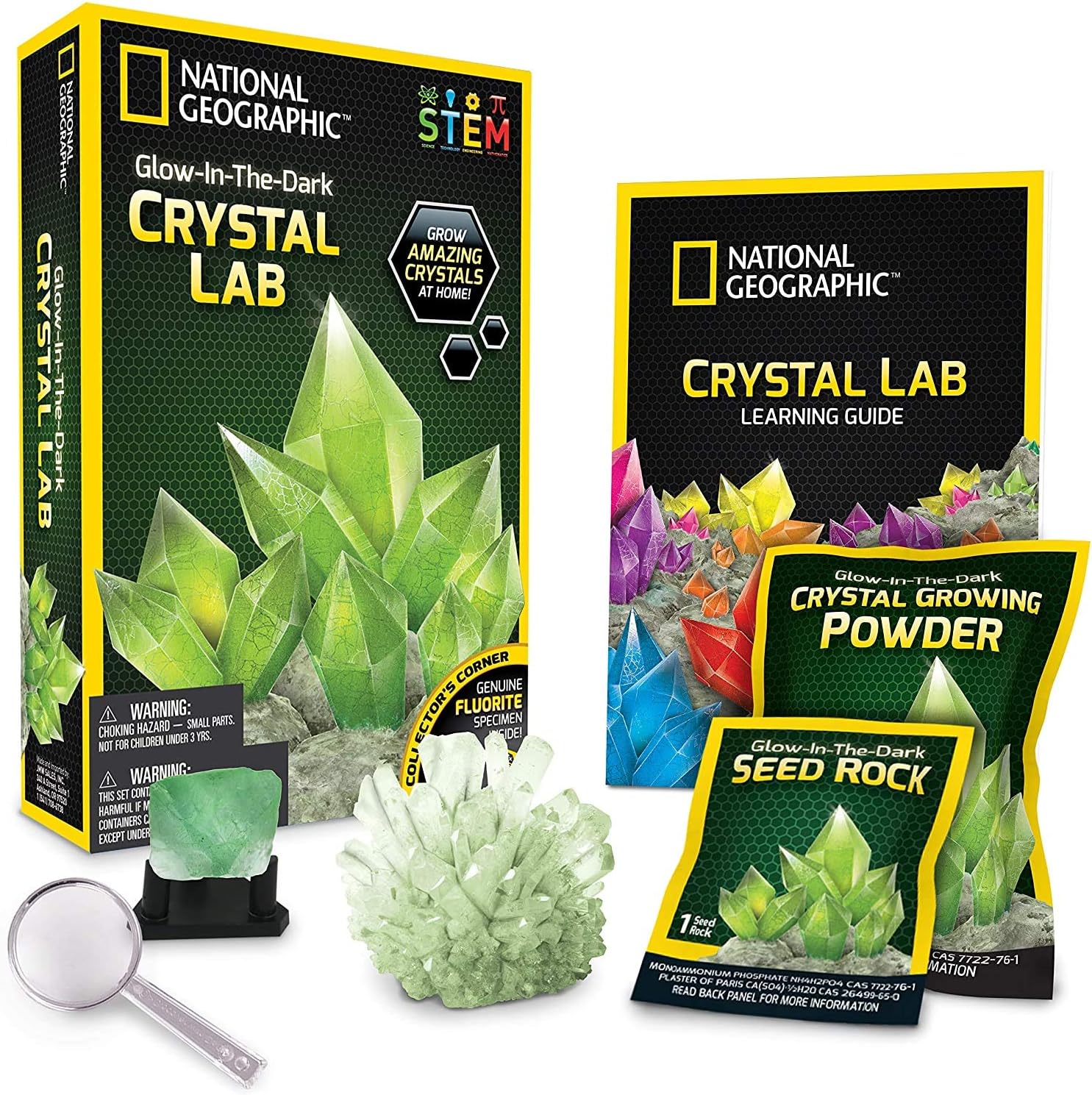 National Geographic Glow in the Dark Crystal Growing Kit