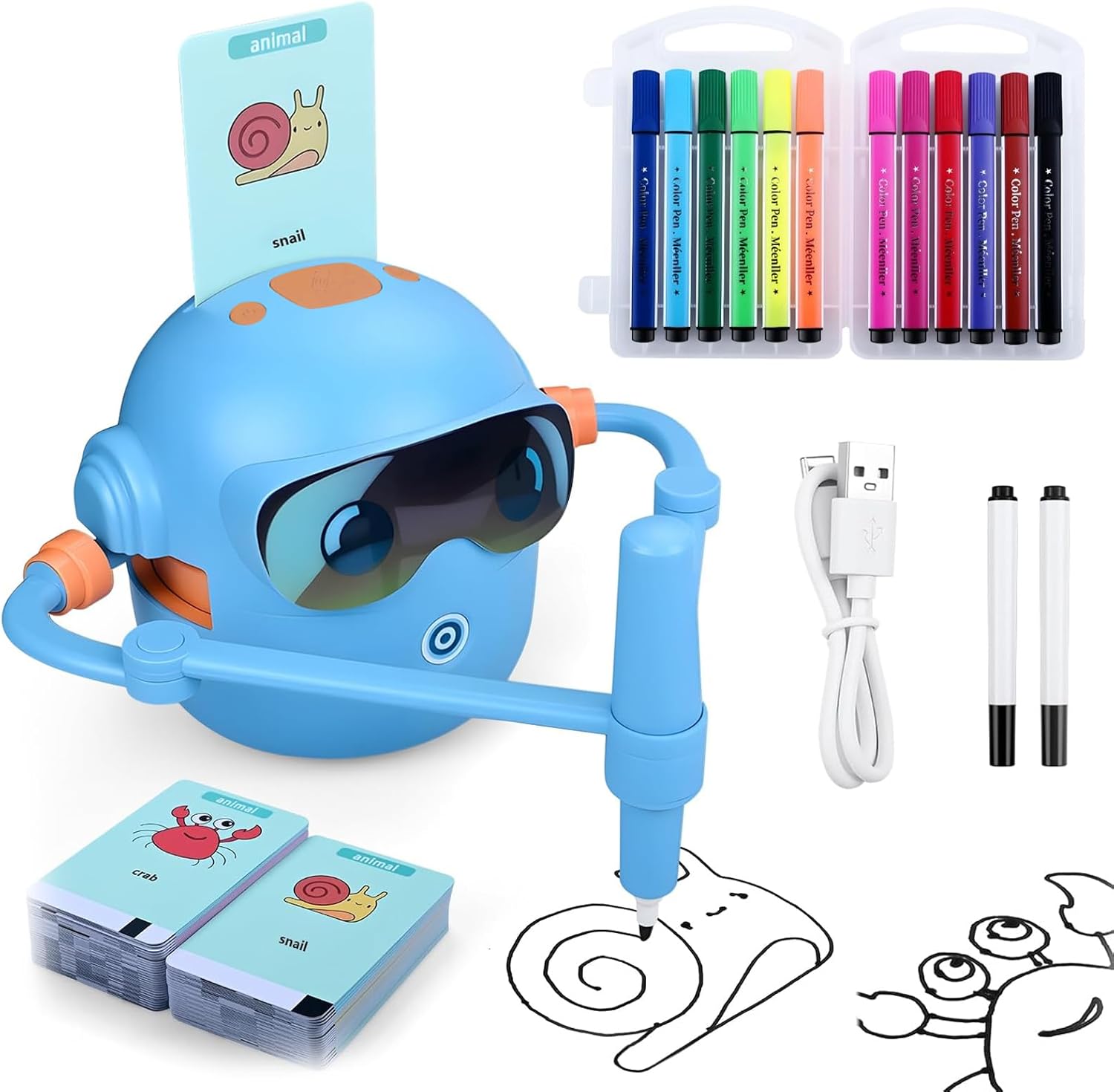 MMOBIEL Kids Drawing Robot Educational Toy