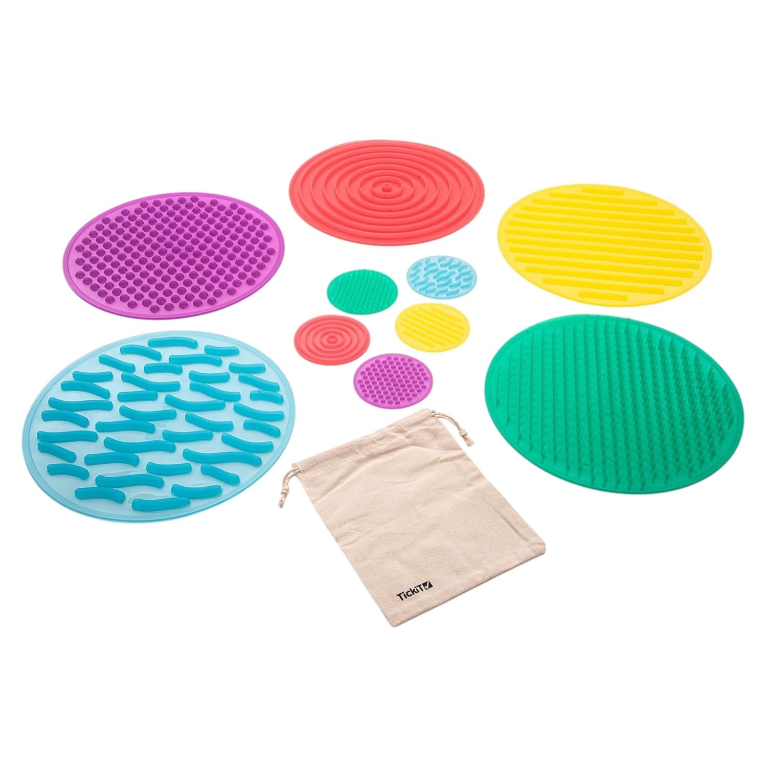 TickiT SiliShapes Sensory Circle Set