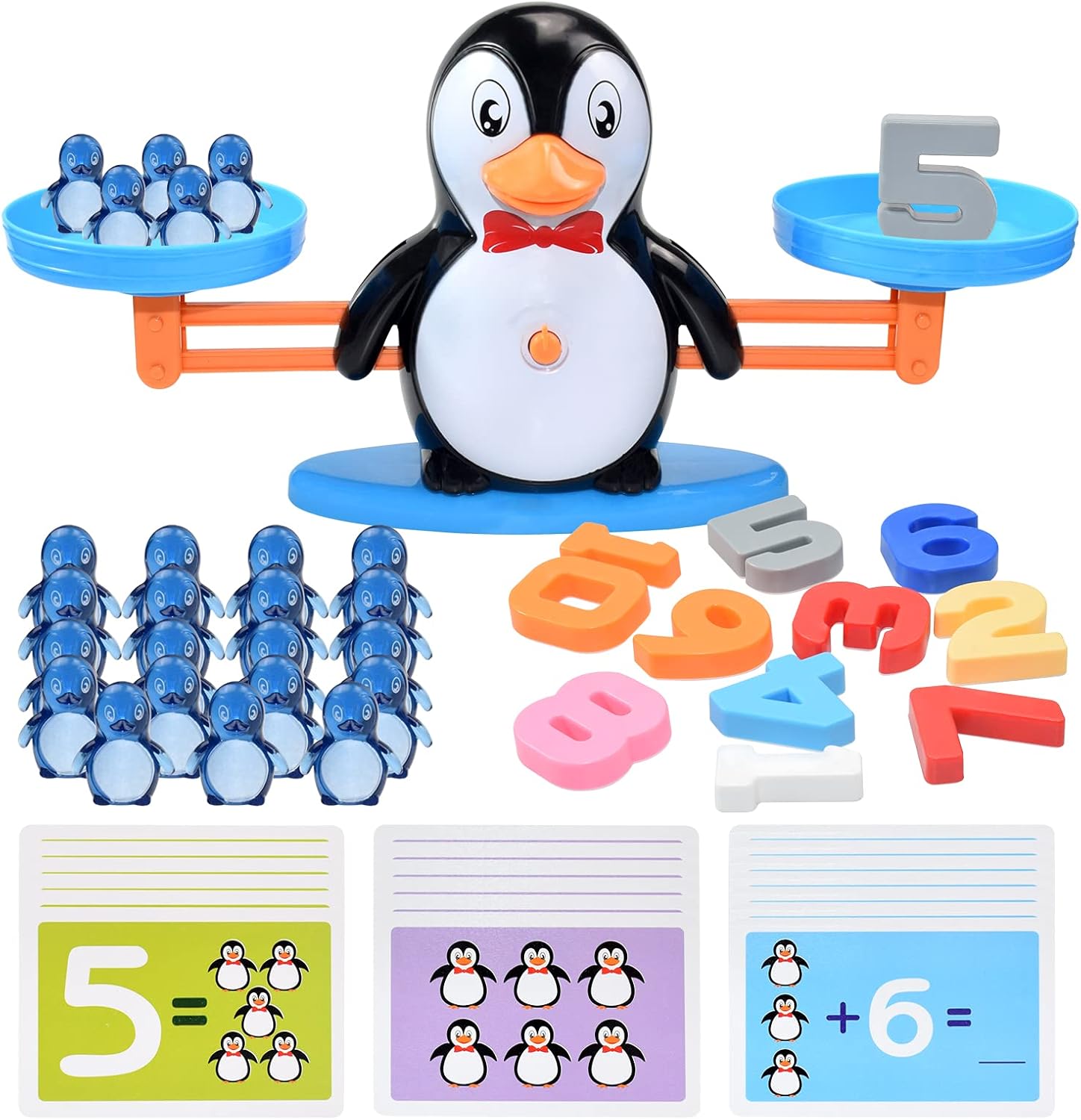 BAKAM Penguin Balance Scale Number Counting Game
