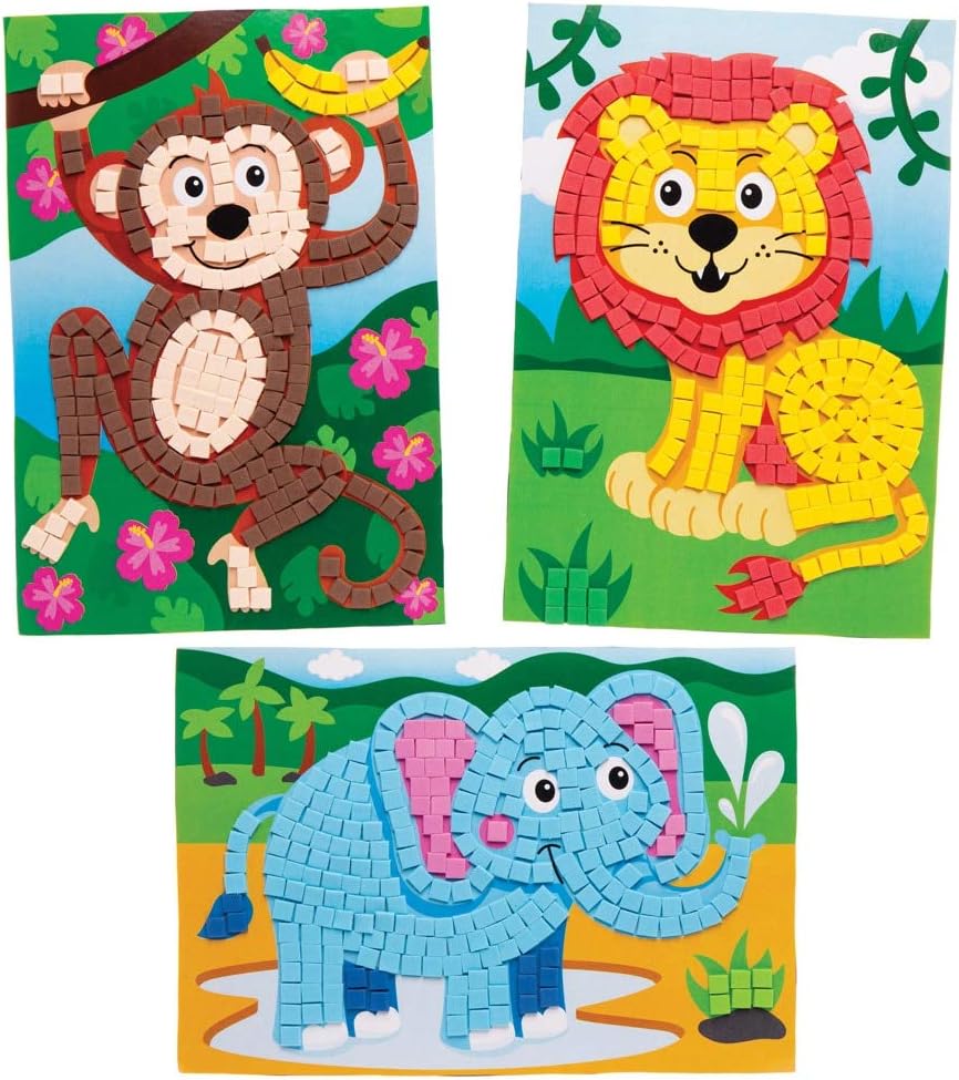 Baker Ross Mosaic Picture Craft Kits