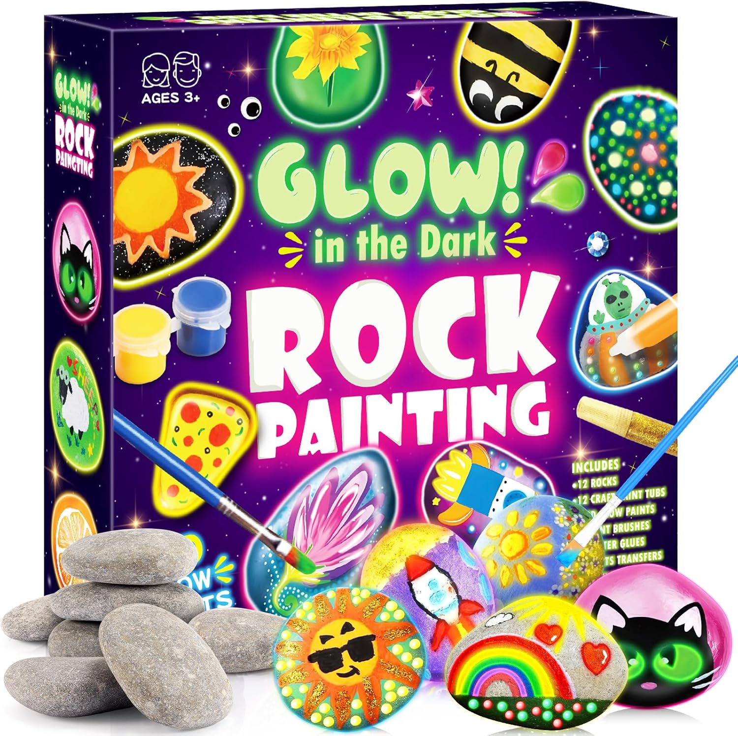 Glow Rock Painting Kit